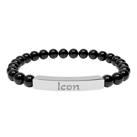 Engraved Stone Bracelet - 'Icon'