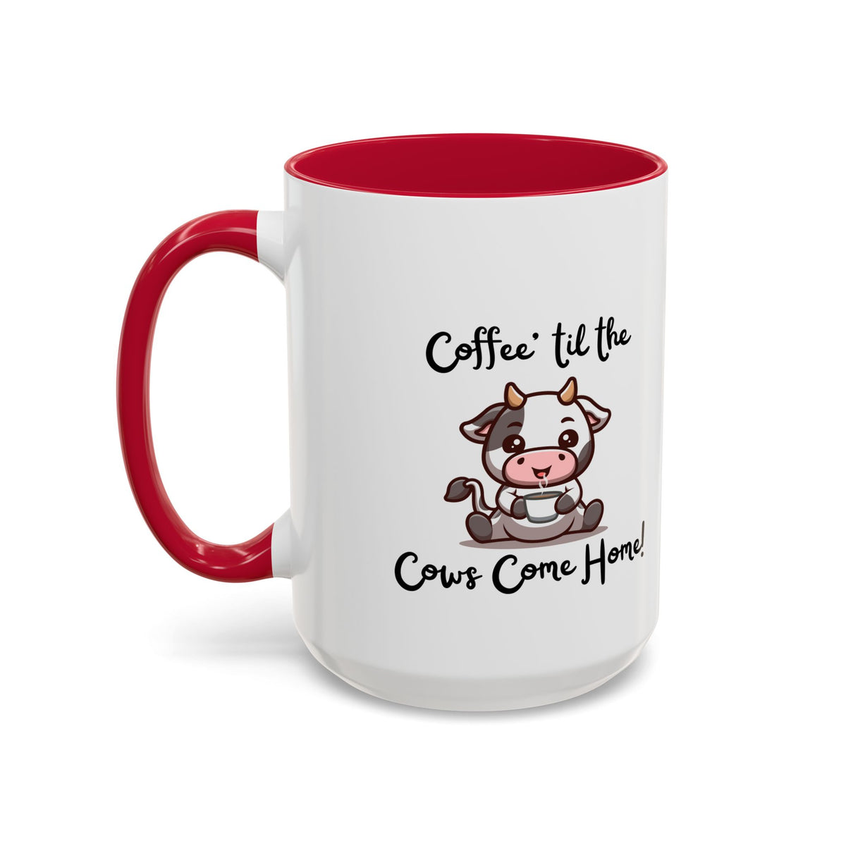 Coffee Mug (11oz & 15oz) - Coffee Cow - Assorted Colors