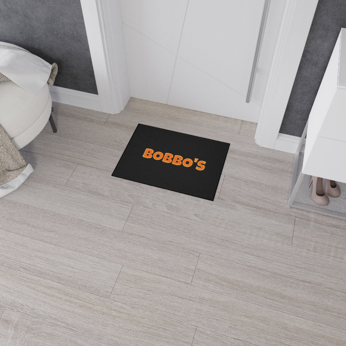 Bobbo's Logo Heavy-Duty Floor Mat