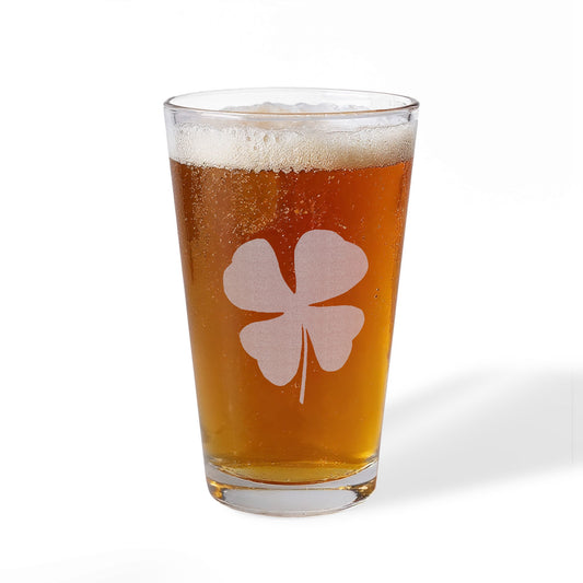 Pint Glass – 4-Leaf Clover