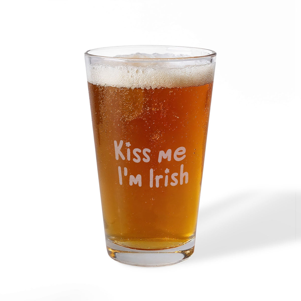 Pint Glass – Kiss Me I'm Irish 2