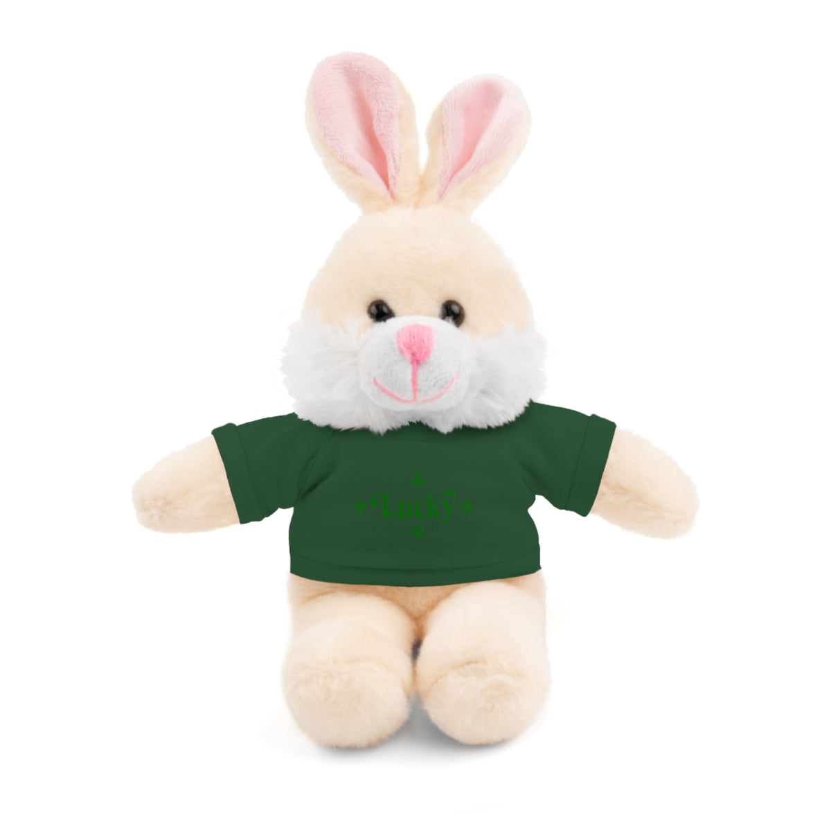 Lucky Tee Plush - Bear, Sheep, Bunny, Jaguar, Panda, or Lion