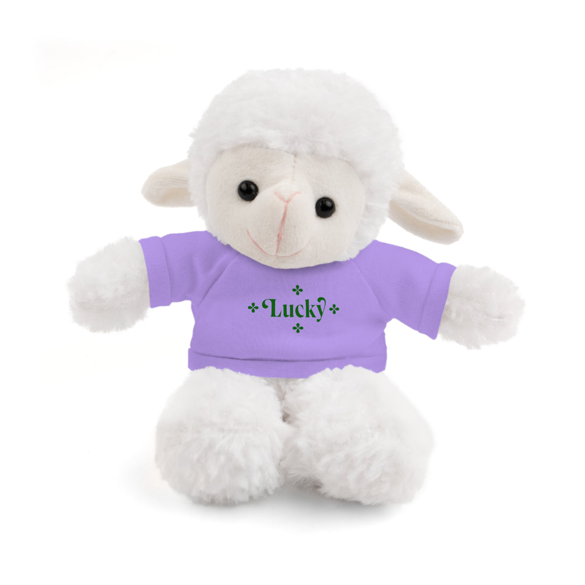 Lucky Tee Plush - Bear, Sheep, Bunny, Jaguar, Panda, or Lion