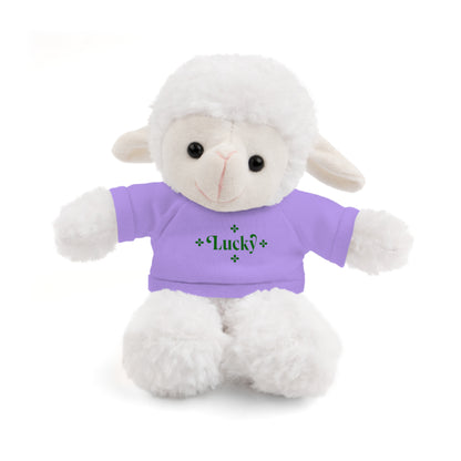 Lucky Tee Plush - Bear, Sheep, Bunny, Jaguar, Panda, or Lion