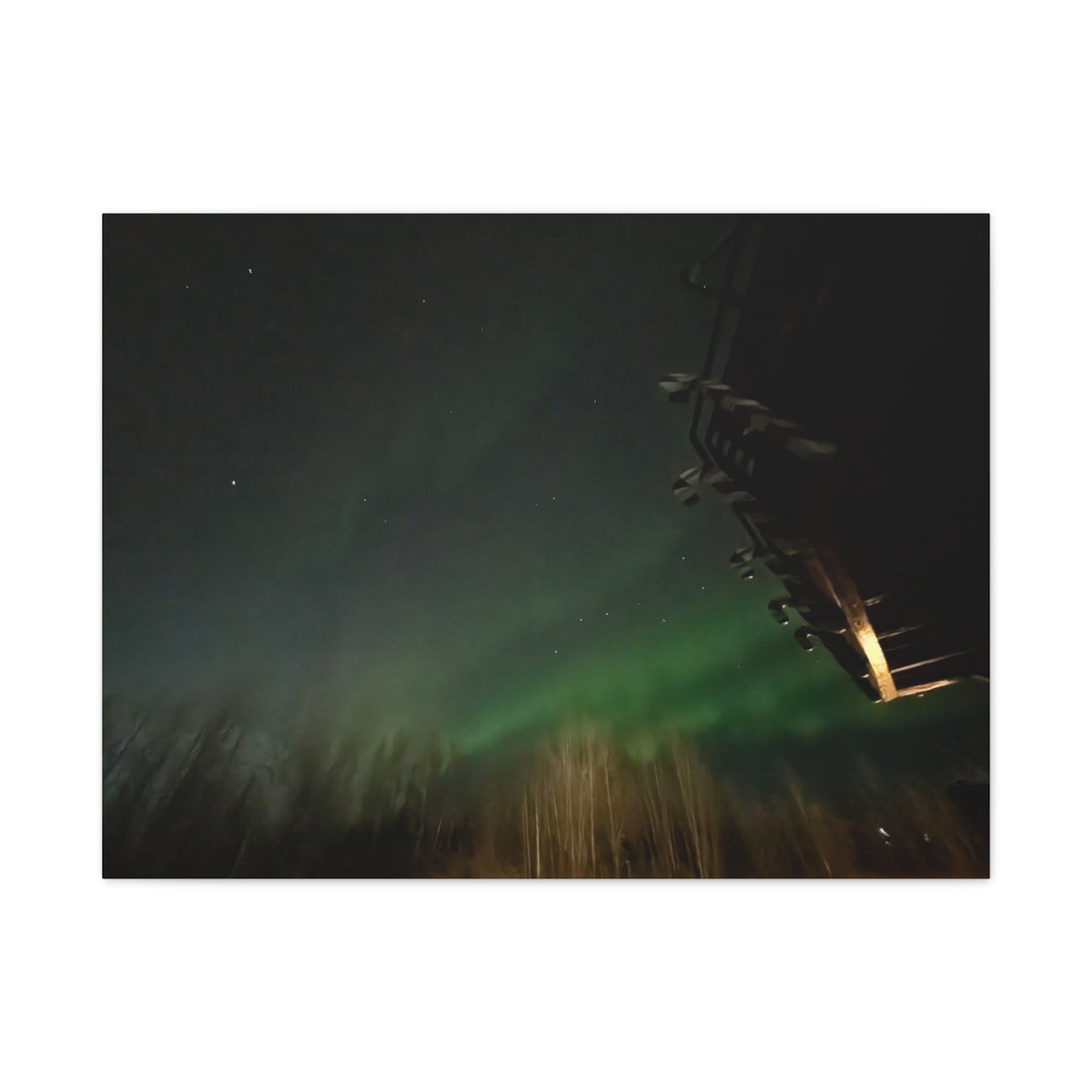 "Passing Aurora" Canvas