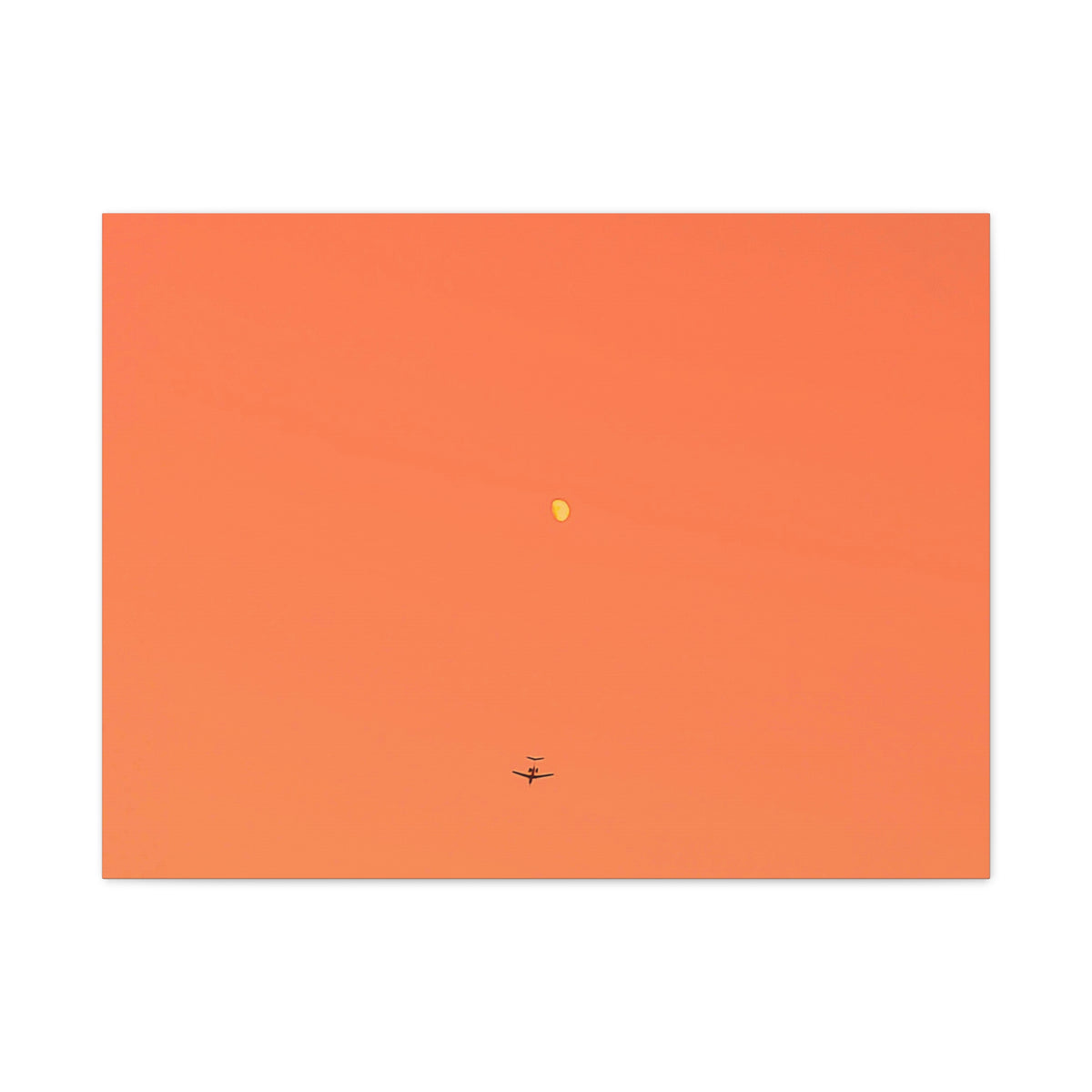"To The Moon" (Orange) Canvas