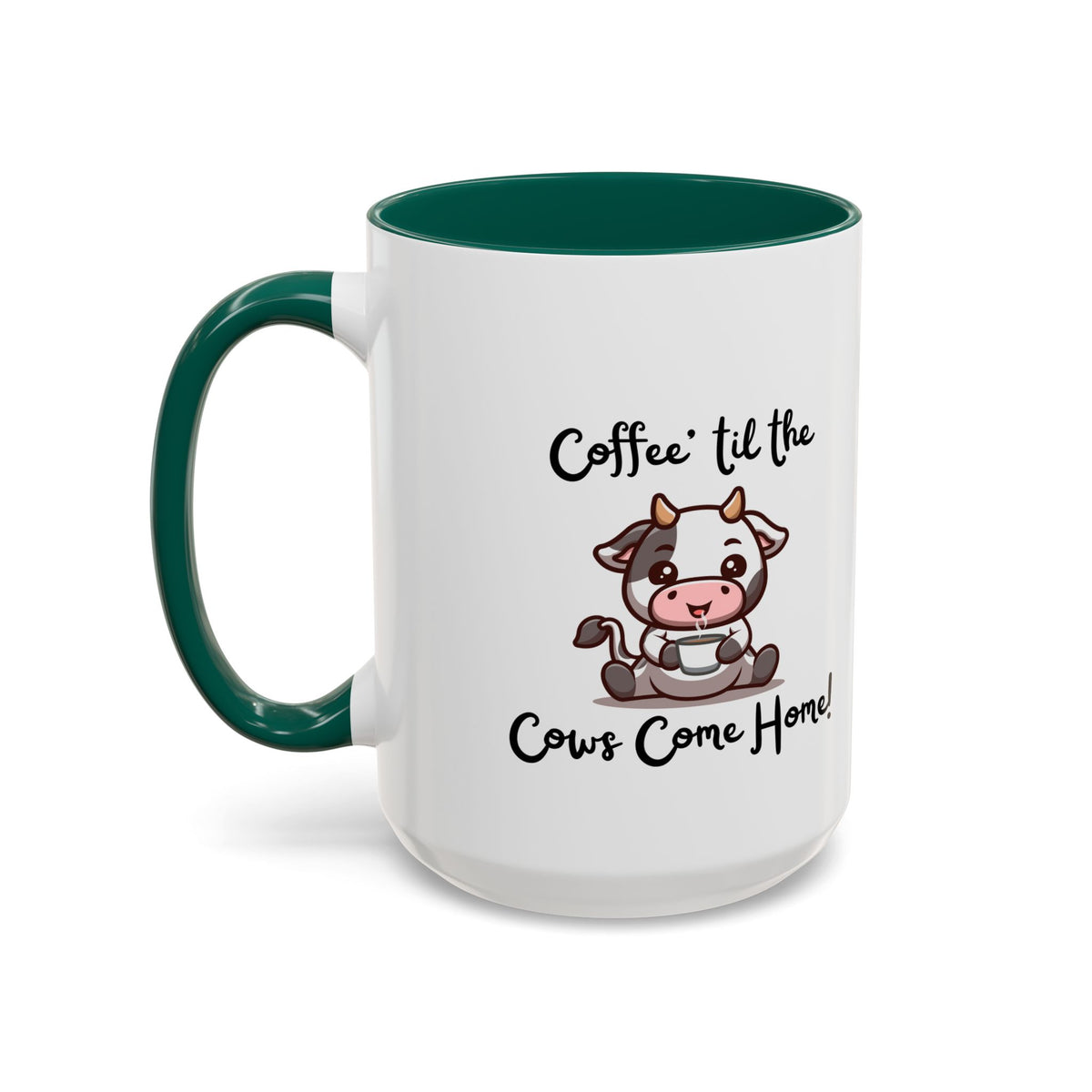 Coffee Mug (11oz & 15oz) - Coffee Cow - Assorted Colors