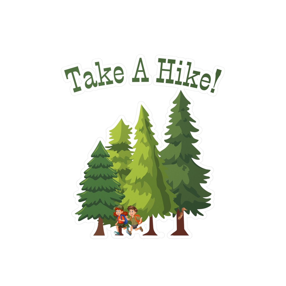 Take A Hike! Vinyl Decal