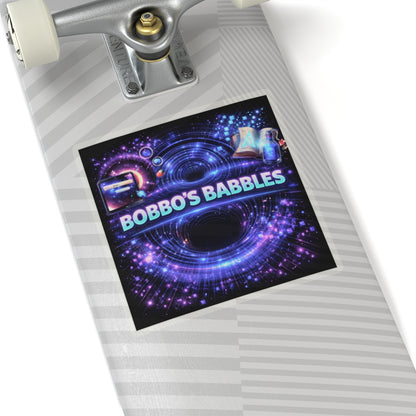 'Bobbo’s Babbles' Matrix Logo Sticker