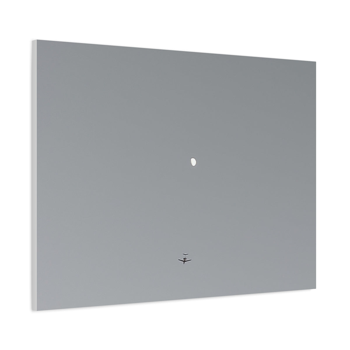 "To The Moon" (Gray) Canvas