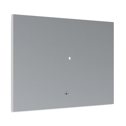 "To The Moon" (Gray) Canvas