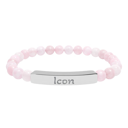Engraved Stone Bracelet - 'Icon'