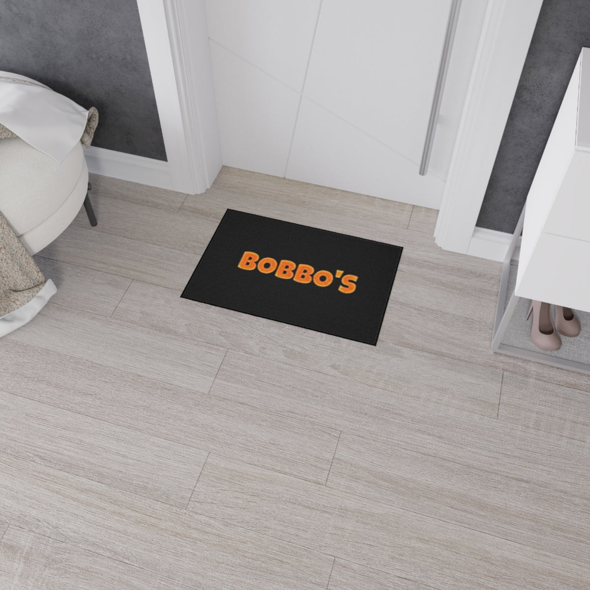 Bobbo's Logo Heavy-Duty Floor Mat