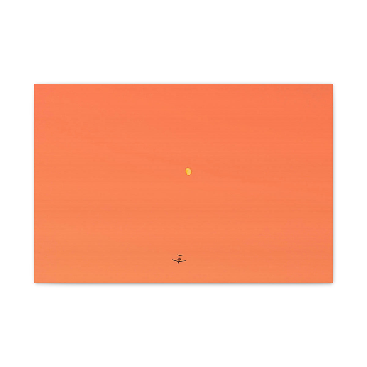 "To The Moon" (Orange) Canvas