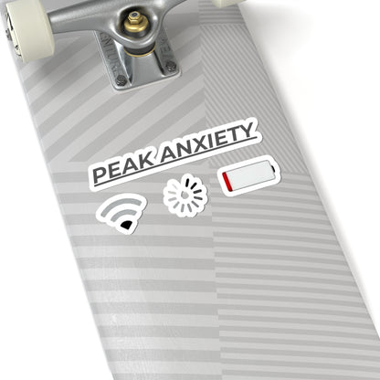 Peak Anxiety Sticker Set