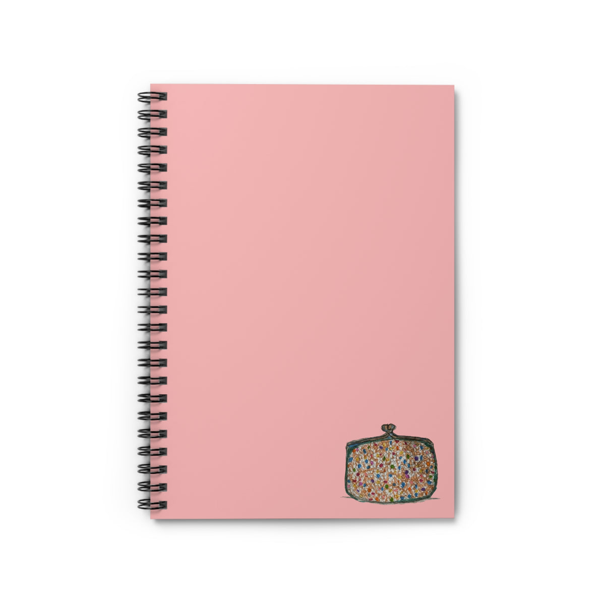 Colorful Coin Purse Spiral Notebook