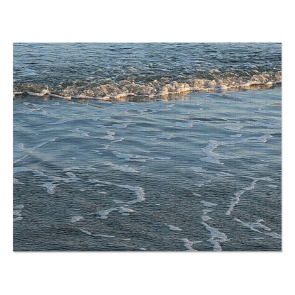 Ocean Shoreline Jigsaw Puzzle with Tin — Calming Beach Waves 252‑Piece Puzzle