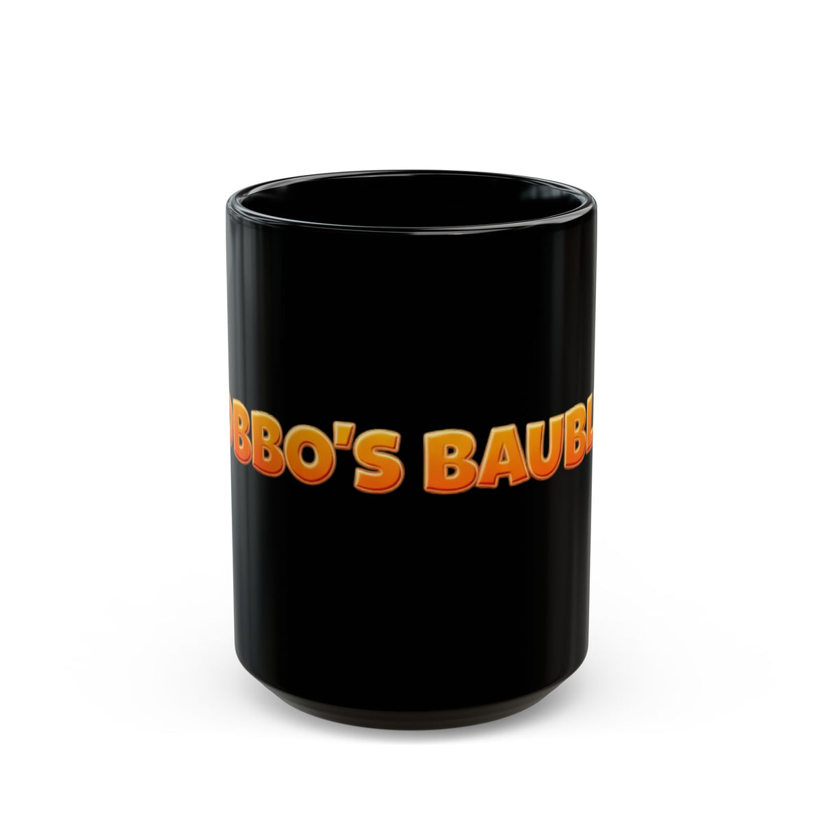 Baubles Big Logo Mug - Black