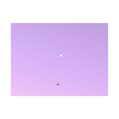 "To The Moon" (Purple) Canvas