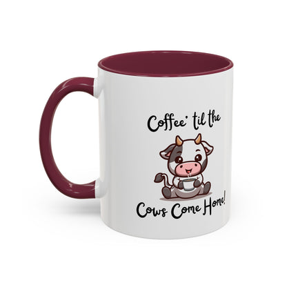 Coffee Mug (11oz & 15oz) - Coffee Cow - Assorted Colors