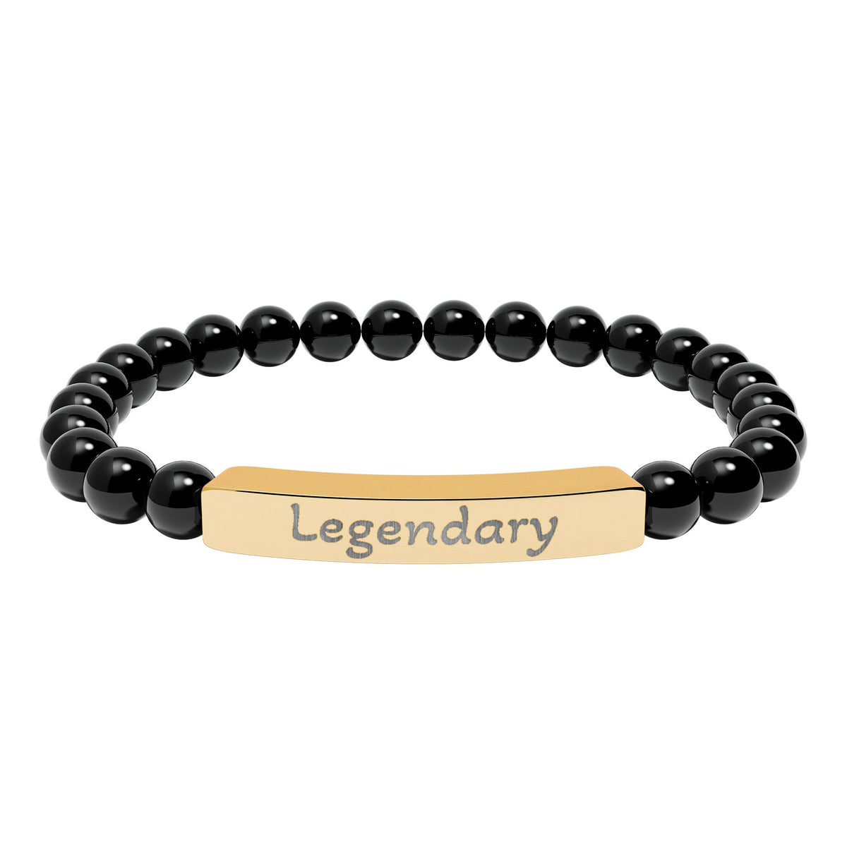 Engraved Stone Bracelet - 'Legendary'