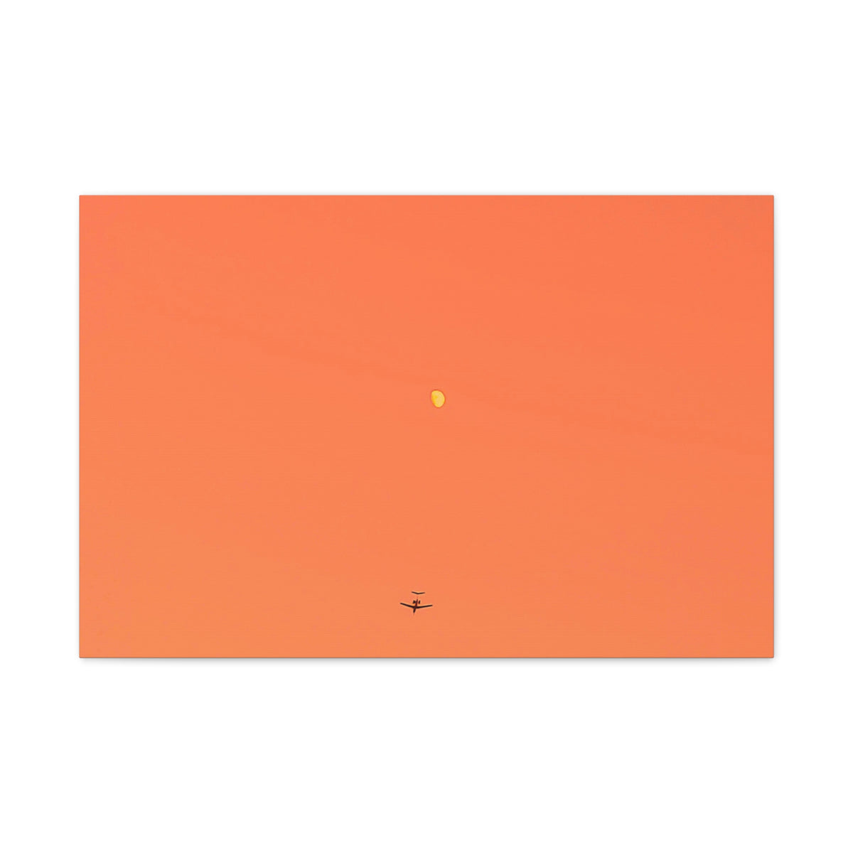 "To The Moon" (Orange) Canvas