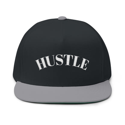 Hustle - Flat Bill Snapback Trucker Hat