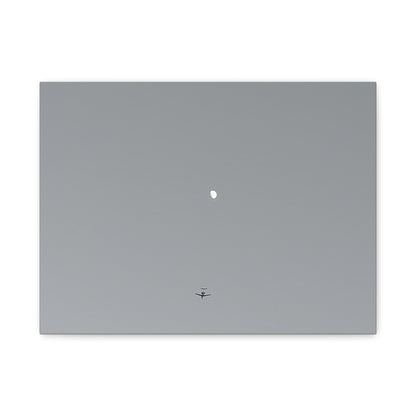 "To The Moon" (Gray) Canvas