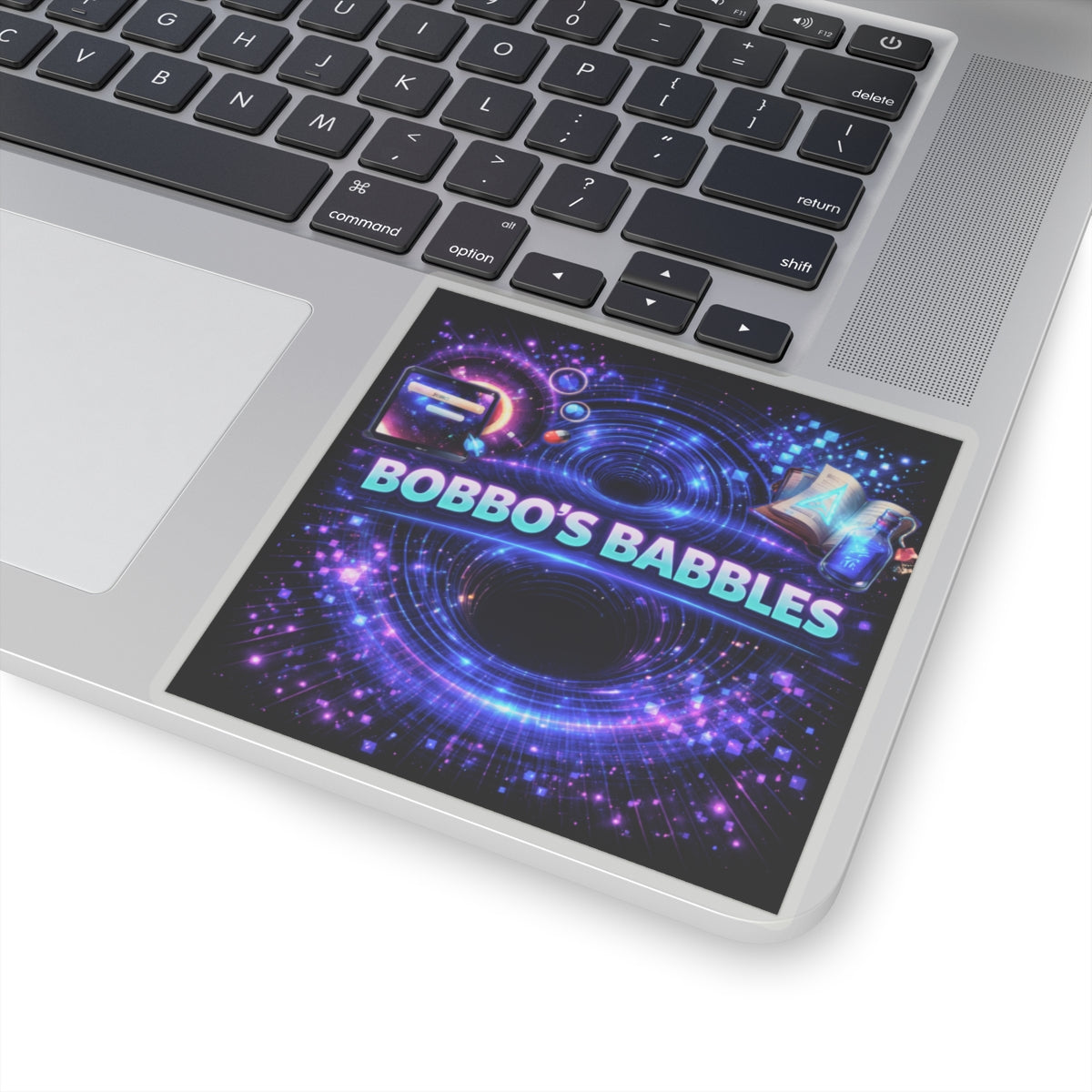 'Bobbo’s Babbles' Matrix Logo Sticker