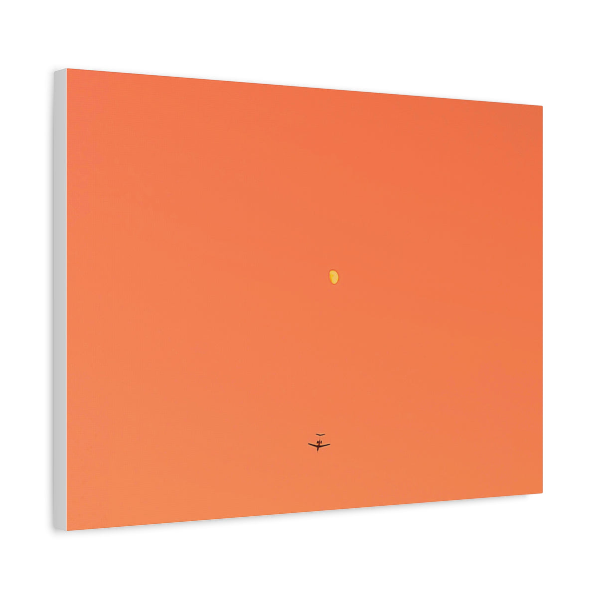 "To The Moon" (Orange) Canvas