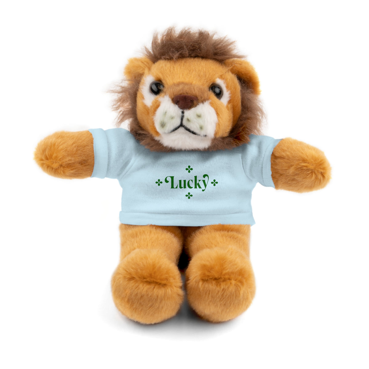 Lucky Tee Plush - Bear, Sheep, Bunny, Jaguar, Panda, or Lion