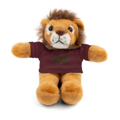 Lucky Tee Plush - Bear, Sheep, Bunny, Jaguar, Panda, or Lion