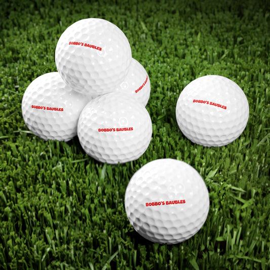 Baubles Logo Golf Balls - 6-pack - Red