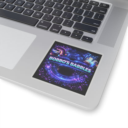 'Bobbo’s Babbles' Matrix Logo Sticker