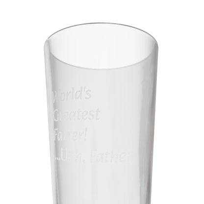 Etched 16oz Pint Glass – "World's Greatest Farter"