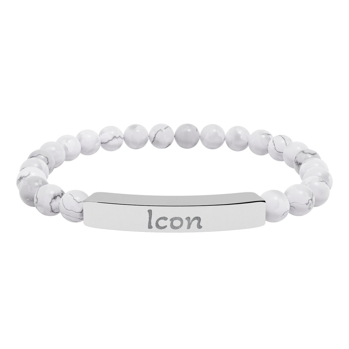 Engraved Stone Bracelet - 'Icon'