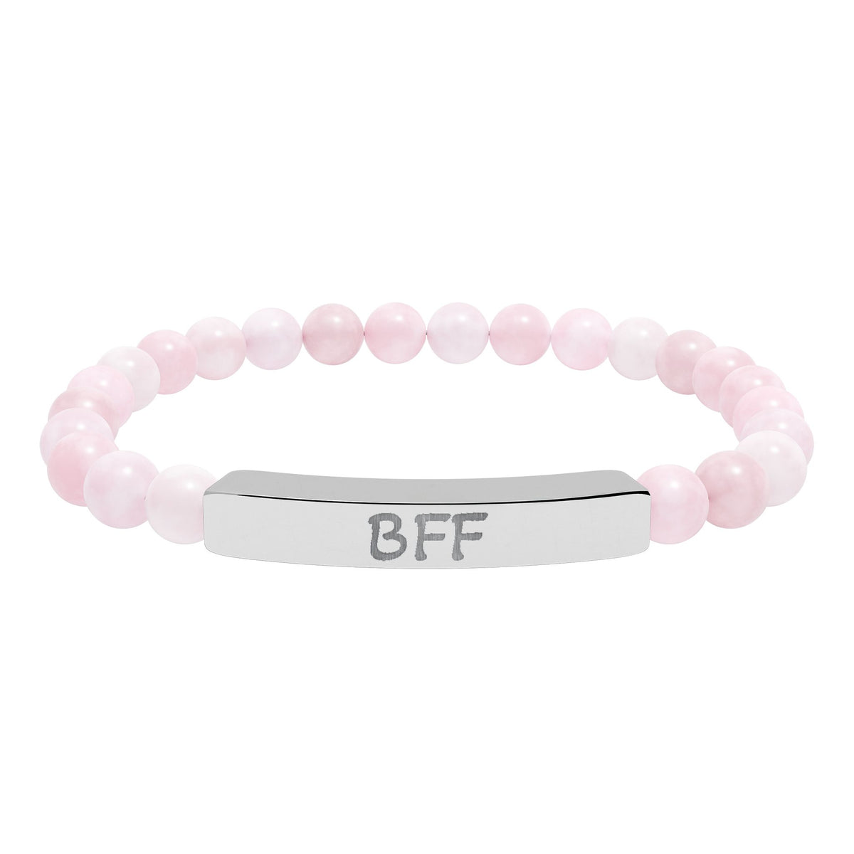 Engraved Stone Bracelet - 'BFF'
