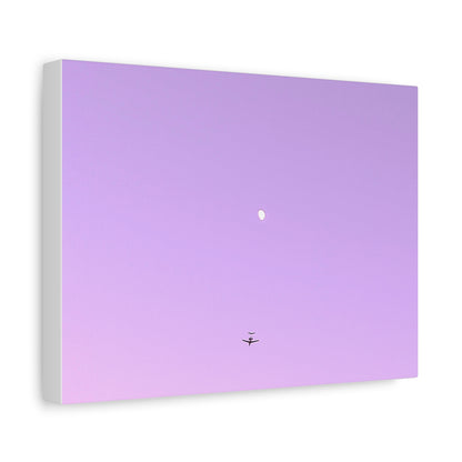 "To The Moon" (Purple) Canvas