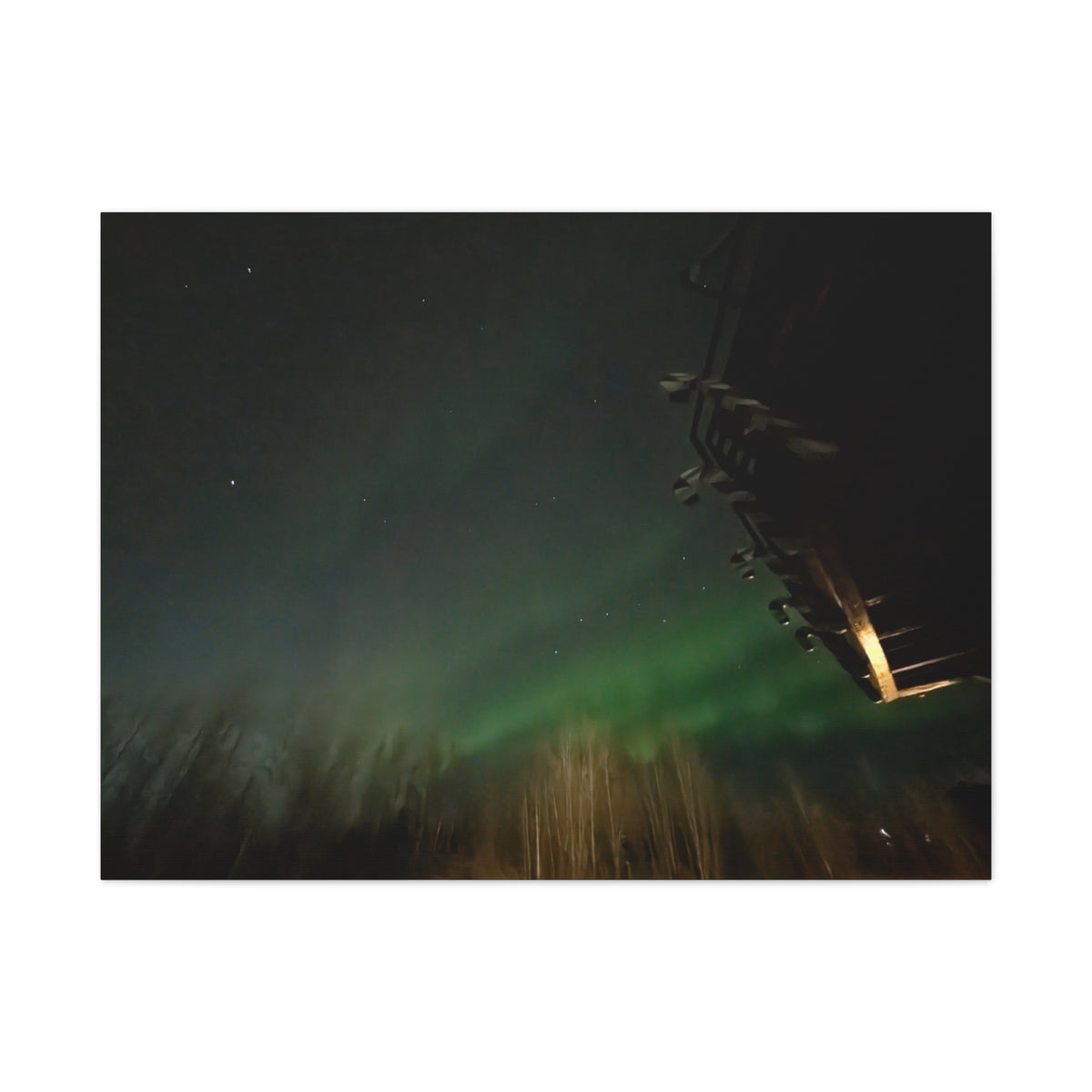 "Passing Aurora" Canvas