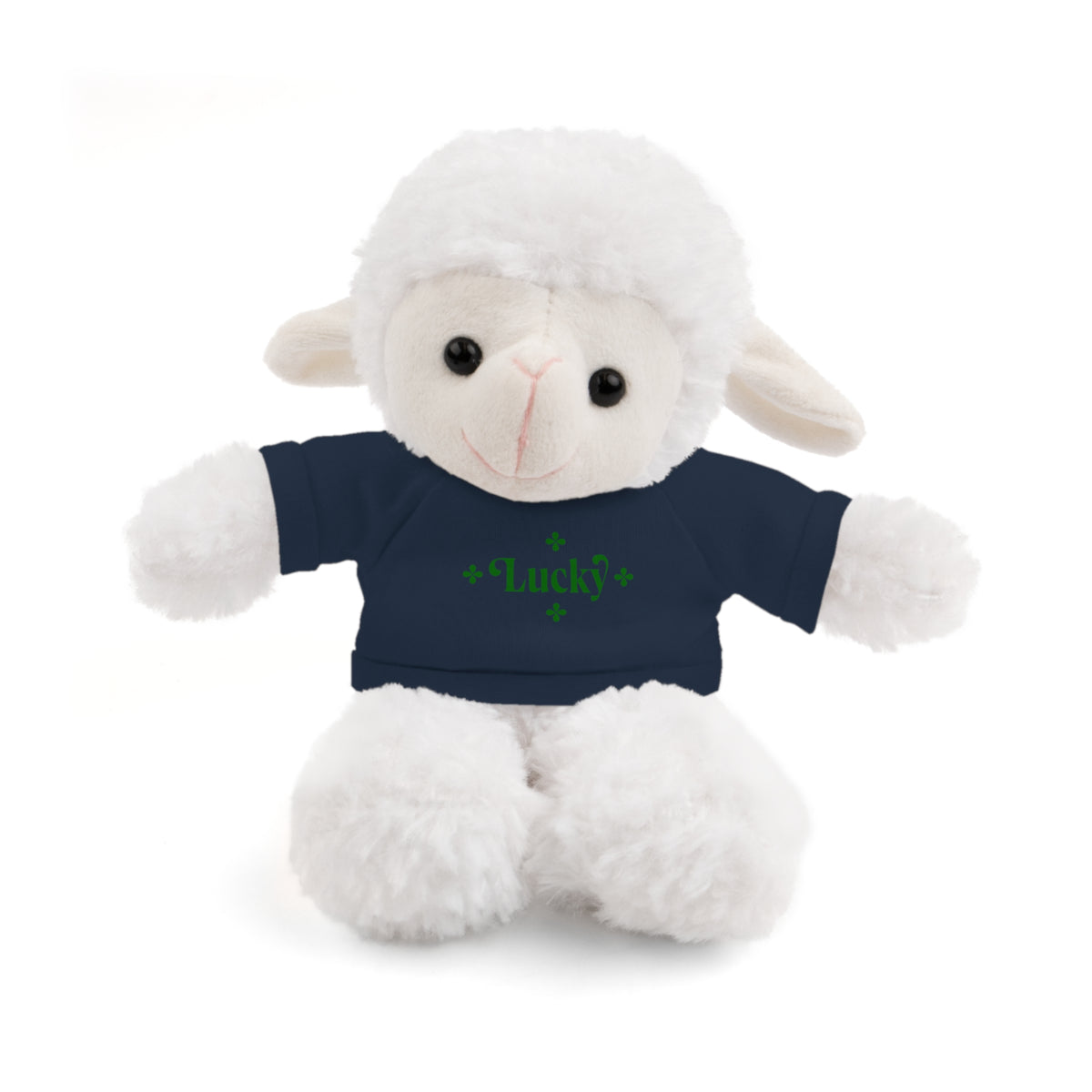 Lucky Tee Plush - Bear, Sheep, Bunny, Jaguar, Panda, or Lion