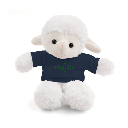 Lucky Tee Plush - Bear, Sheep, Bunny, Jaguar, Panda, or Lion