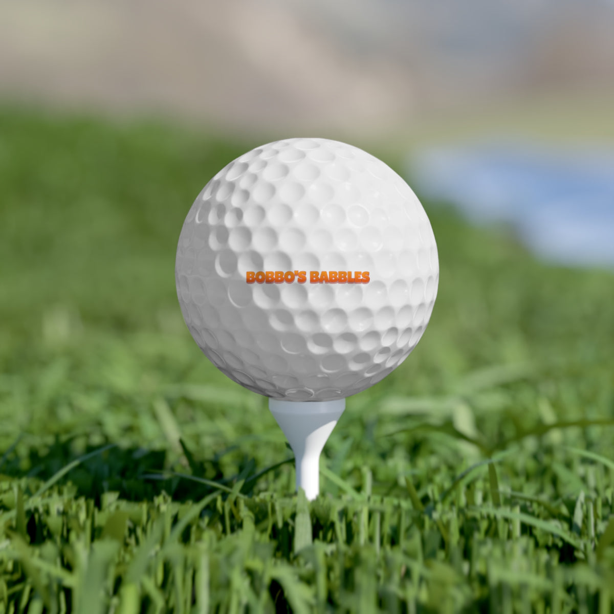 Babbles Logo Golf Balls - 6-pack - Orange