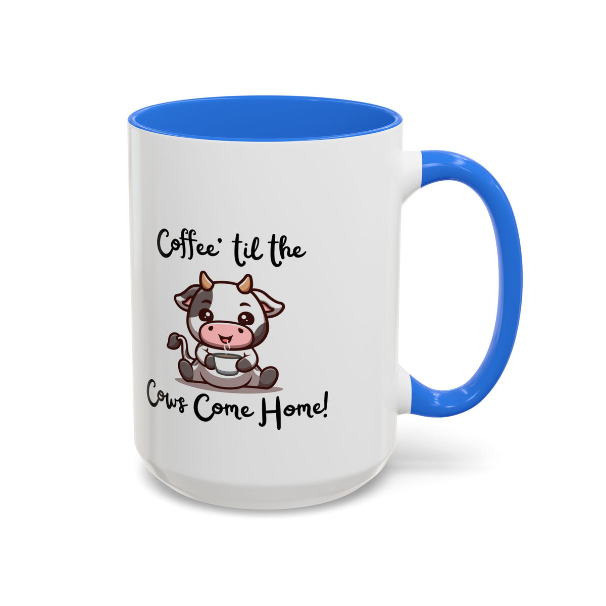 Coffee Mug (11oz & 15oz) - Coffee Cow - Assorted Colors