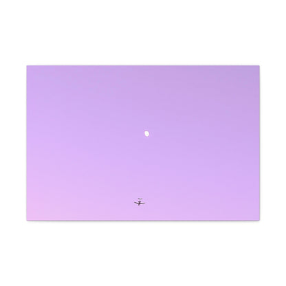 "To The Moon" (Purple) Canvas