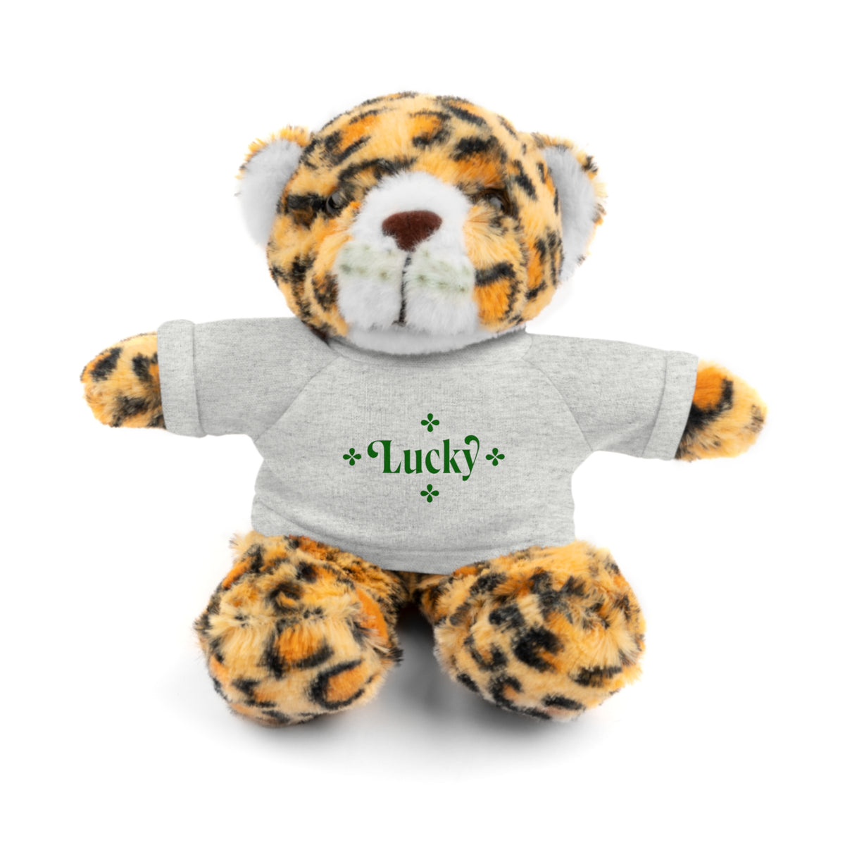 Lucky Tee Plush - Bear, Sheep, Bunny, Jaguar, Panda, or Lion