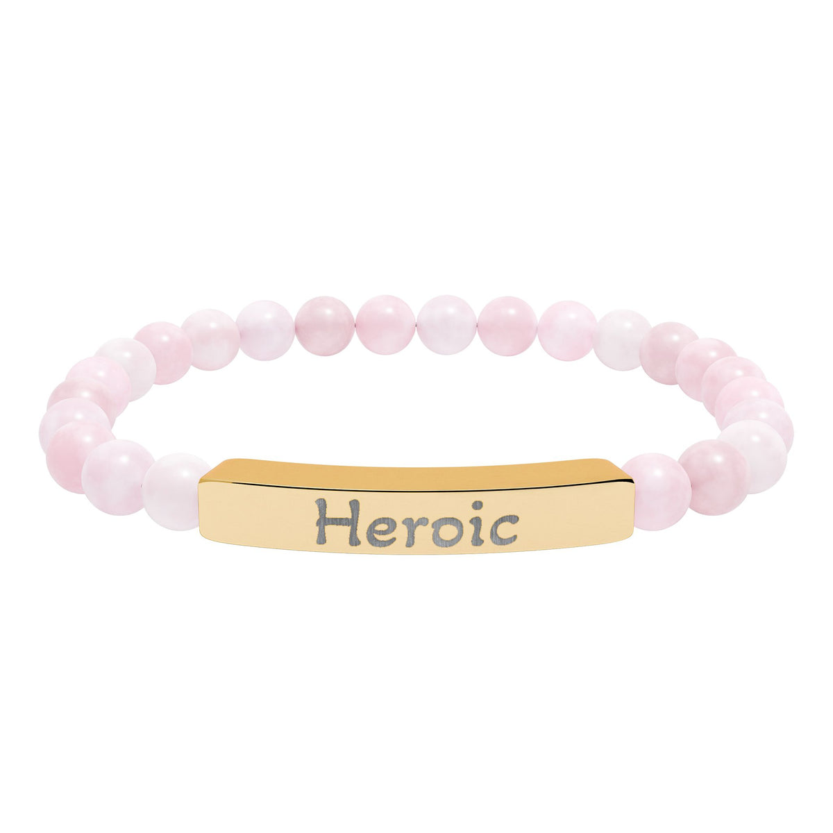 Engraved Stone Bracelet - 'Heroic'