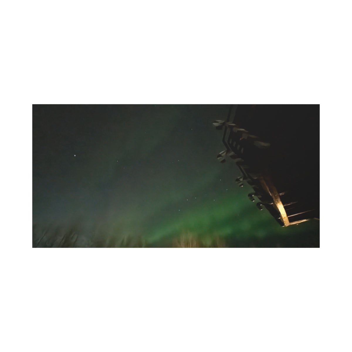 "Passing Aurora" Canvas
