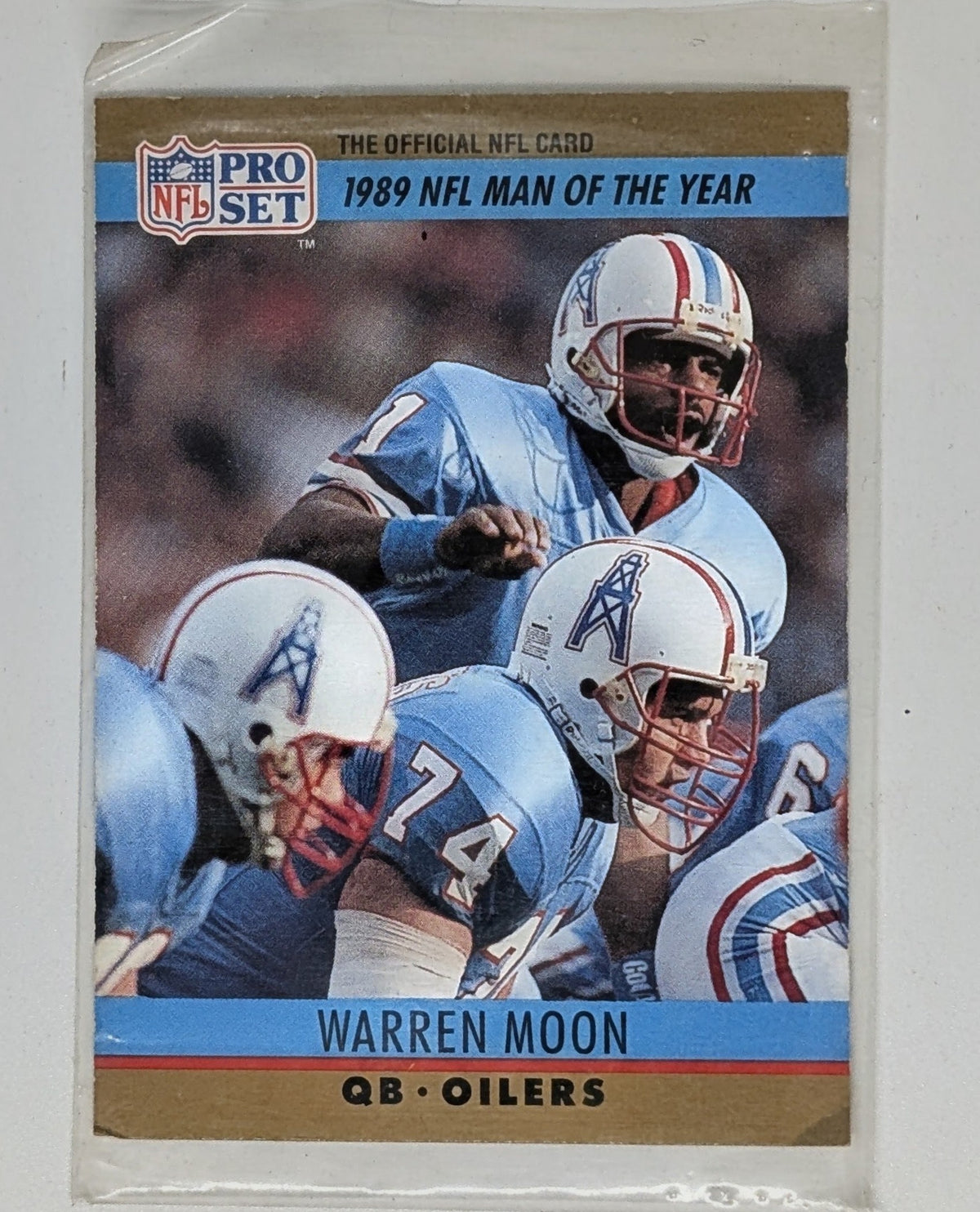 Eddie George Figurine & Warren Moon Card