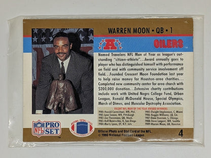 Eddie George Figurine & Warren Moon Card