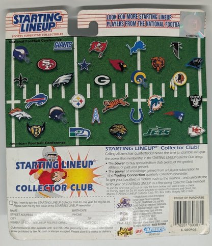 Eddie George Figurine & Warren Moon Card